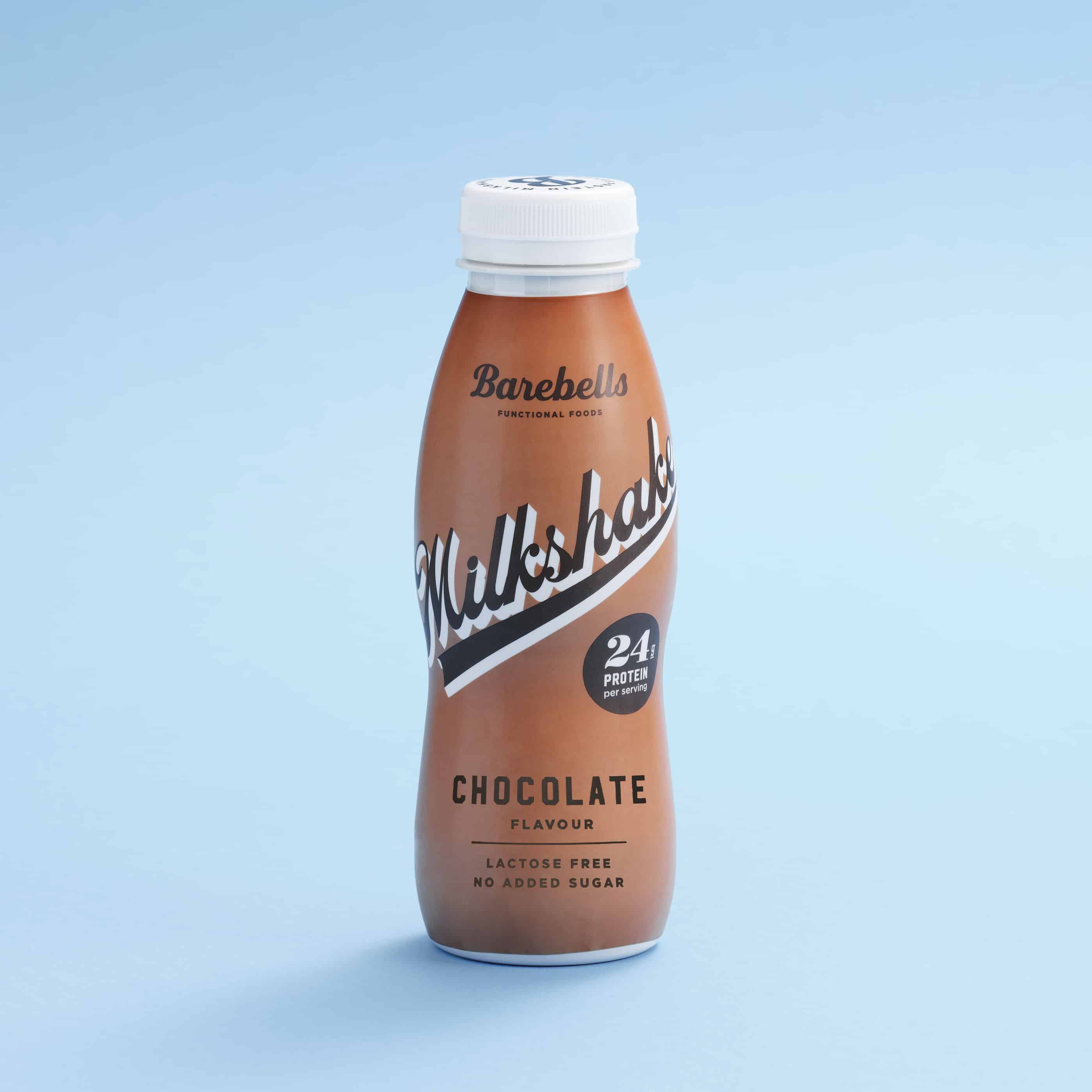 Barebells chocolate lactose free milkshake