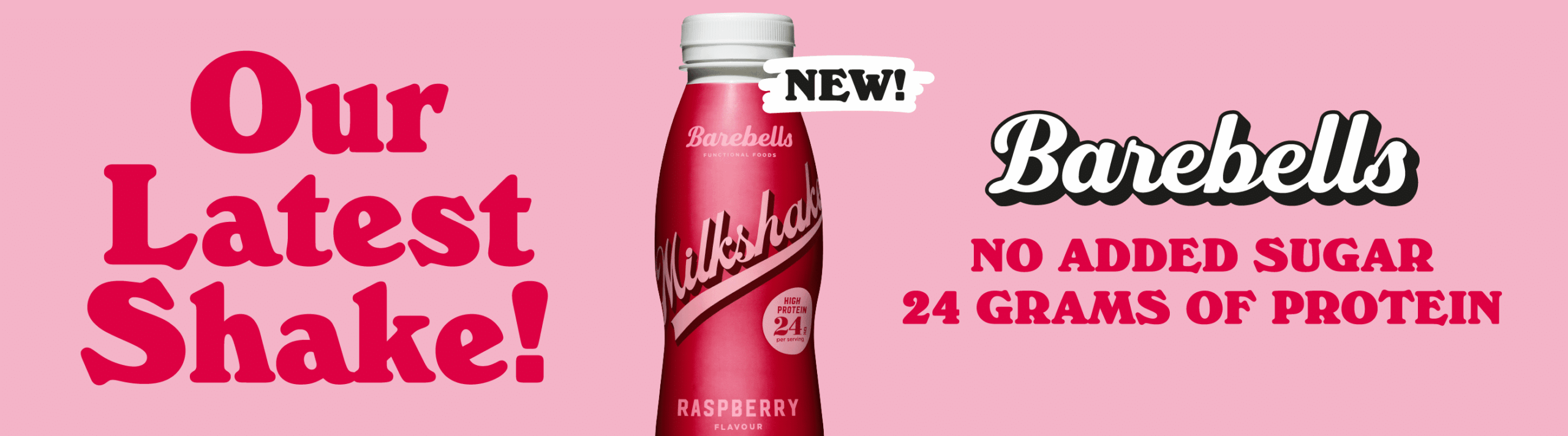 barebells milkshake raspberry new