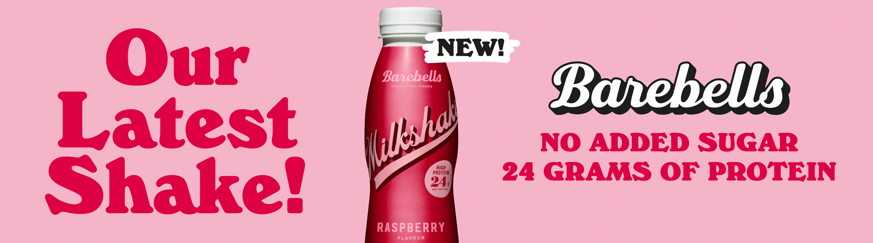 barebells milkshake raspberry new